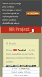 Mobile Screenshot of mr-project.pl